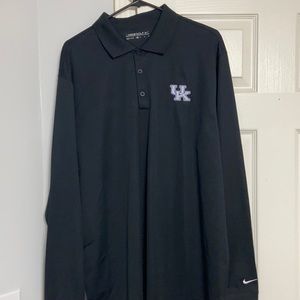 University of Kentucky Nike long sleeve golf polo